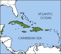 White-crowned Pigeon map, NatureServe